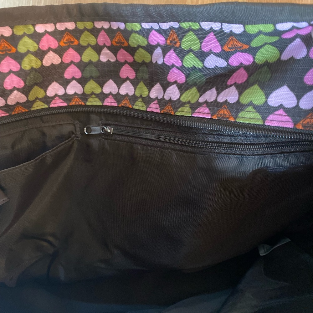 Roxy Tote nylon zipped carryall. NWOT - Picture 6 of 7